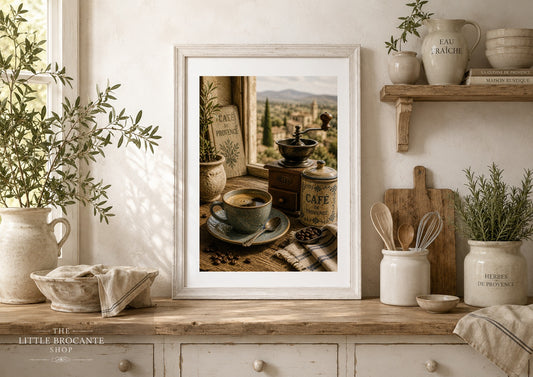 Fromages & Vins de Provence Print | French Cheese & Wine Wall Art | Rustic French Kitchen Decor | A4, A3, A2, A1