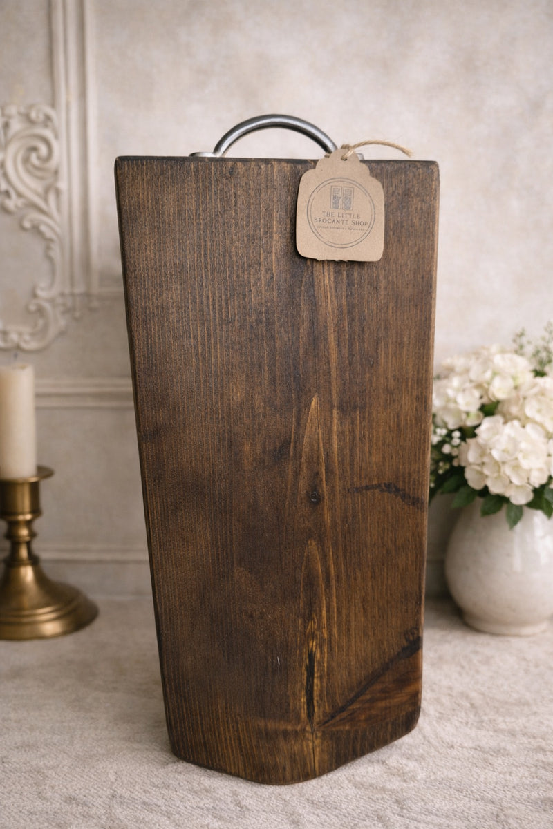 Vintage Wooden Charcuterie Board with Handle