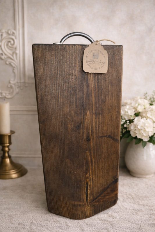 Vintage Wooden Charcuterie Board with Handle