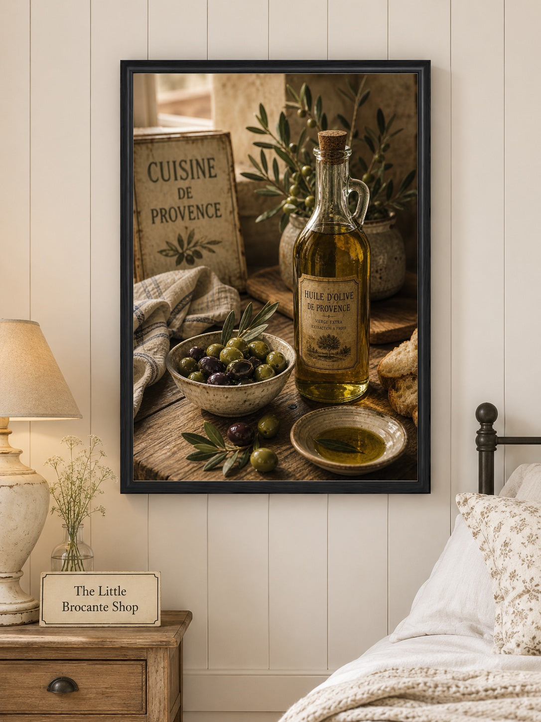 Cuisine de Provence Olive Oil Print – French Kitchen Wall Art