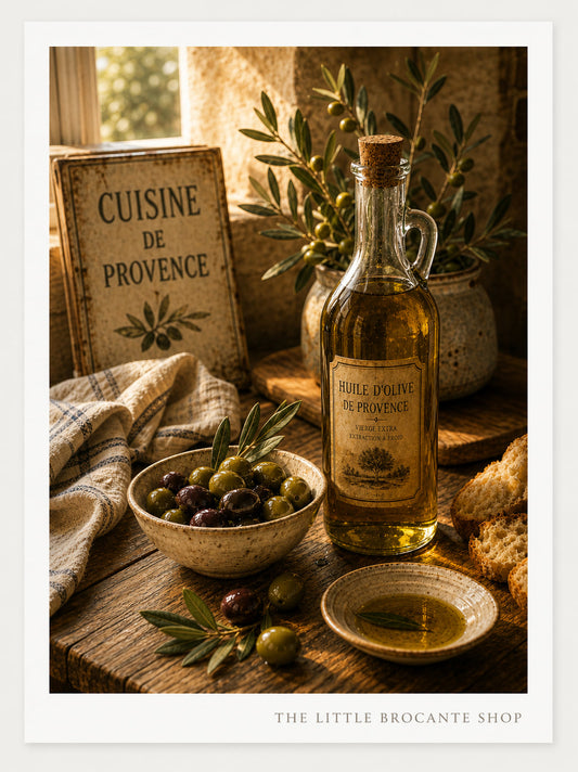 Cuisine de Provence Olive Oil Print – French Kitchen Wall Art