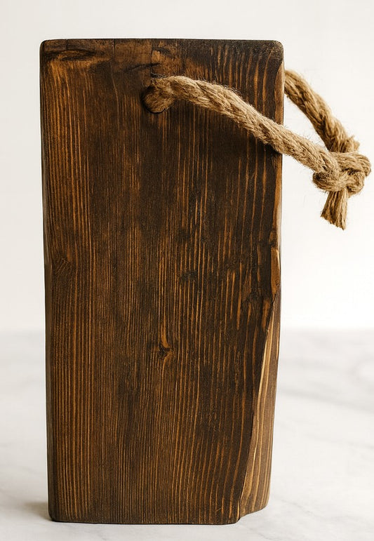 Rustic Dark Wooden Board – Farmhouse Décor