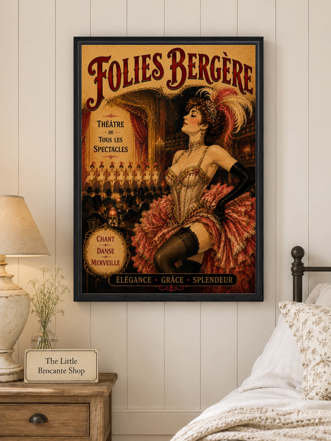 Folies Bergère Paris Cabaret Print | Belle Époque French Framed Print