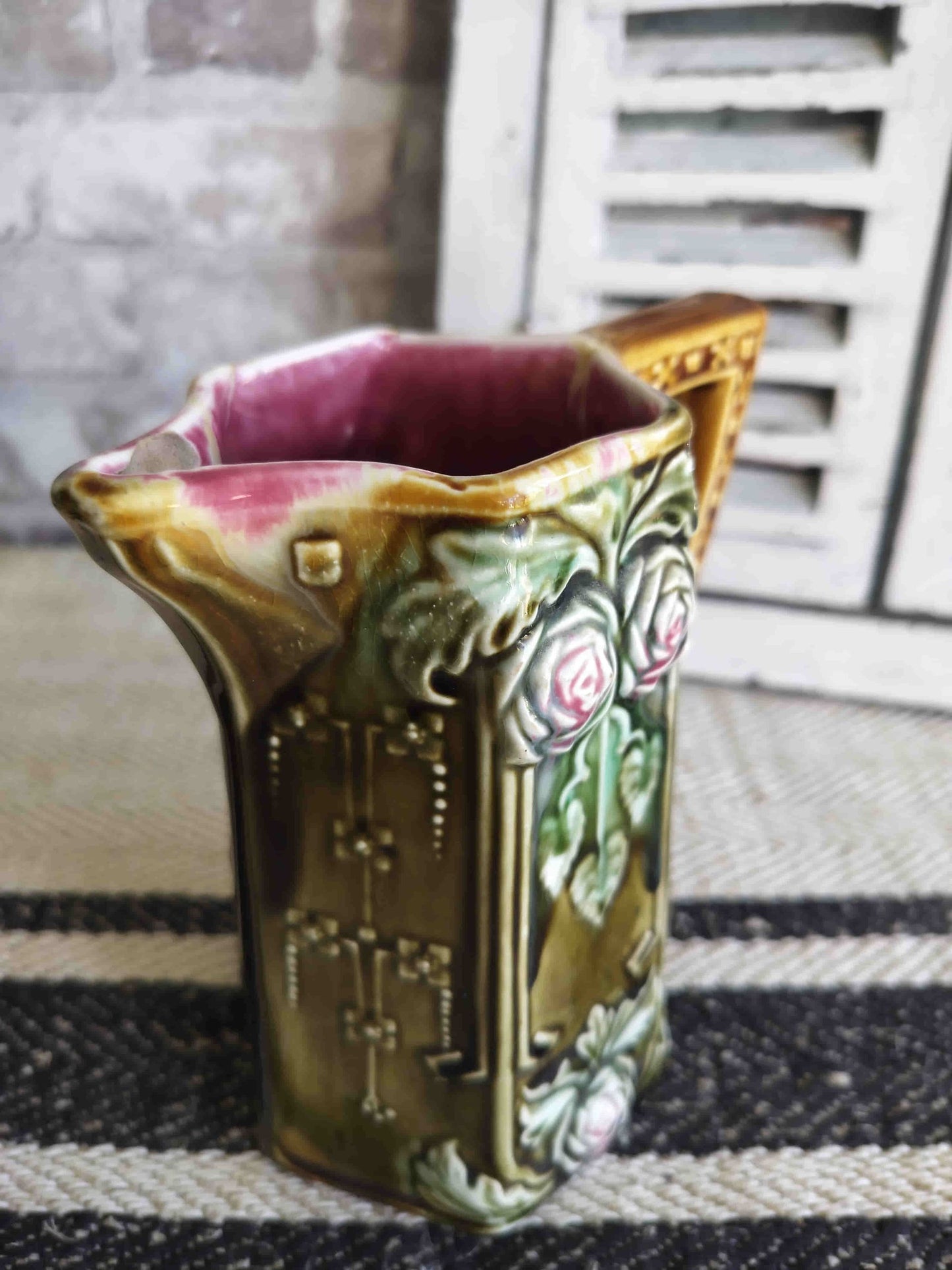 Antique French Onnaing #780 Pitcher c.1910