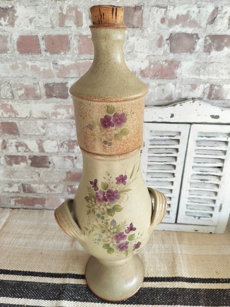 Vintage Stoneware Pastis & Water Fountain