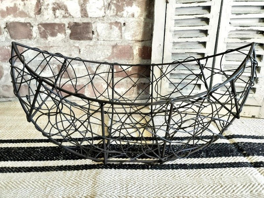 Vintage French Wire Fruit Basket