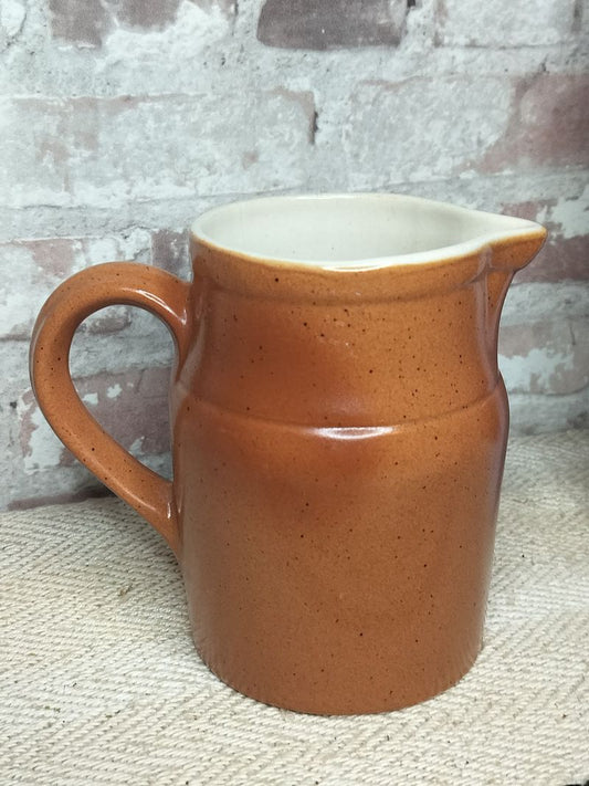 Handmade Vintage French Glazed Pottery Jug / Pitcher