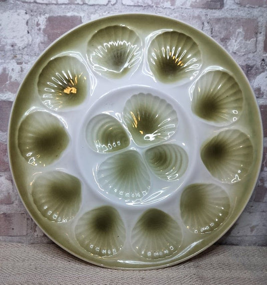 Moulin  de Loups French Oyster Serving Plate c.1950