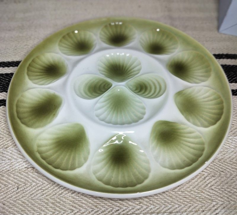 Moulin  de Loups French Oyster Serving Plate c.1950