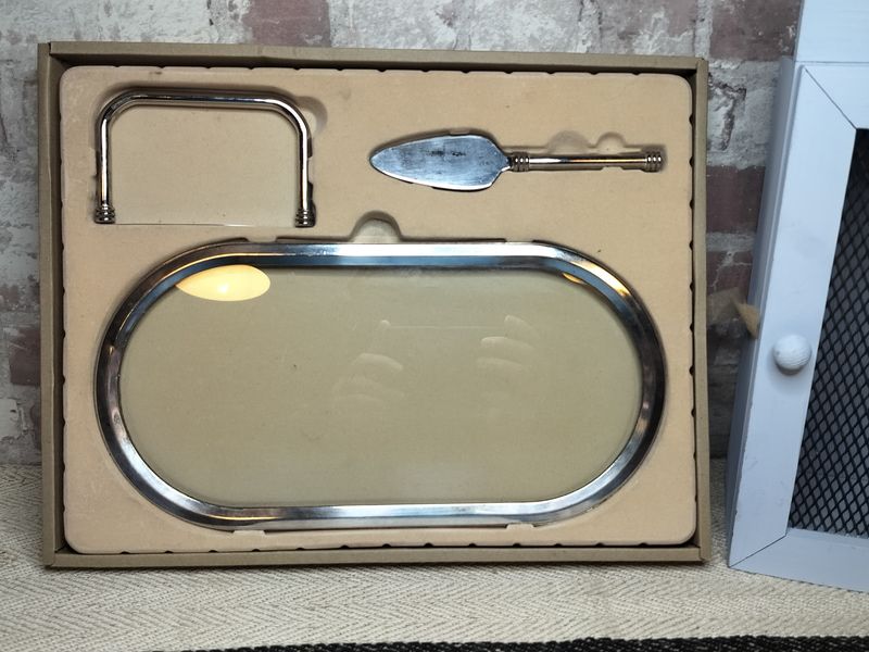 Vintage French Silver Plated Foie Gras Serving Platter
