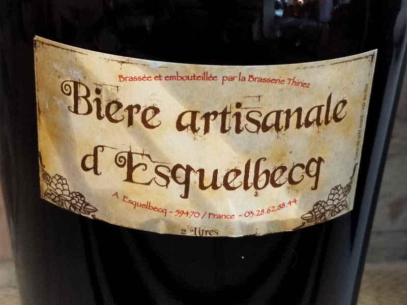 French Artisan Esquelbecq Beer Bottle - 2 litres (2019)
