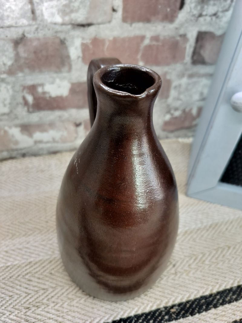 Vintage Jean Dubost French Glazed Stoneware Jug / Pitcher c.1960's