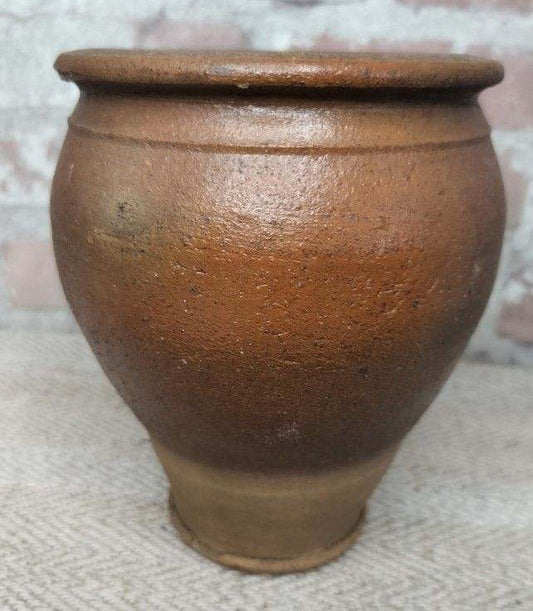 Antique French Urn-shaped Confit Pot