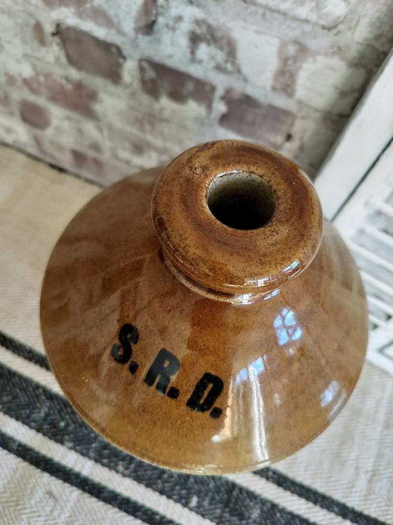 Antique S.R.D. stoneware flagon 