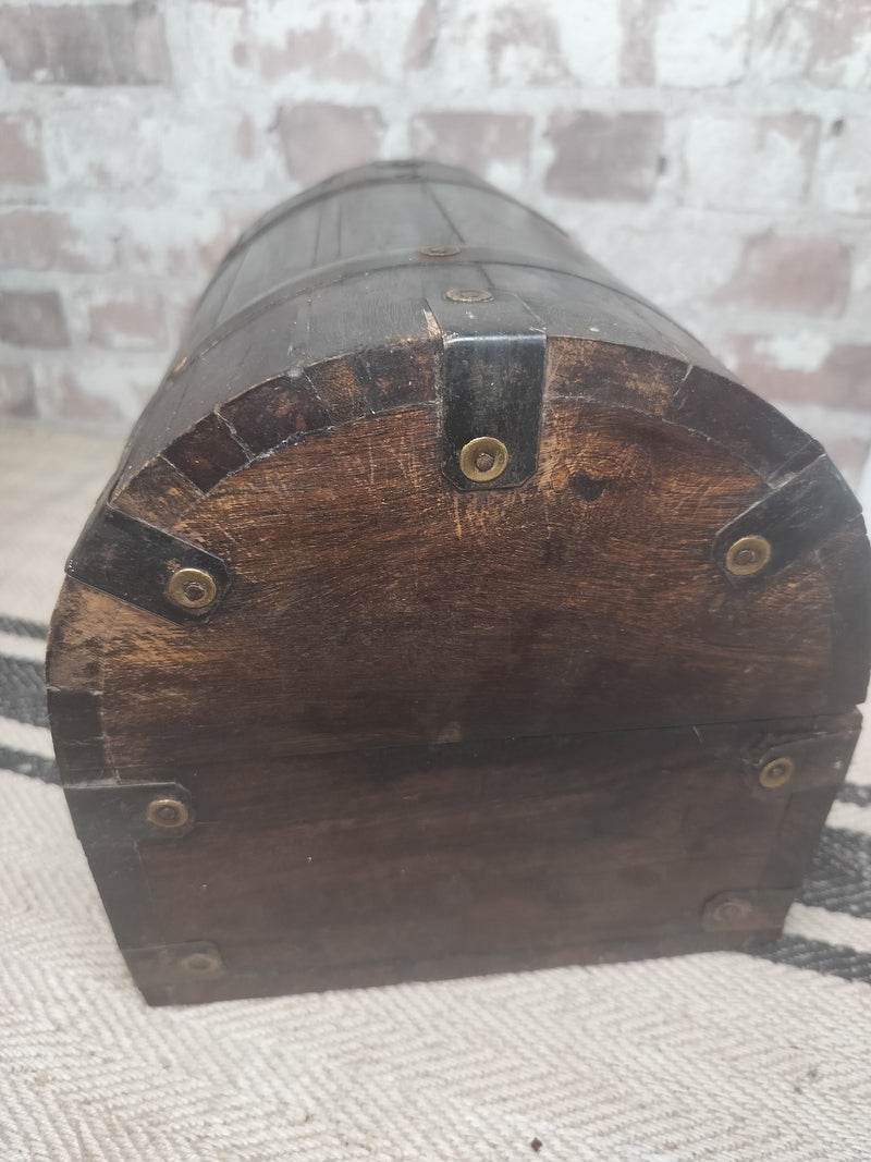 Vintage French Wooden Chest