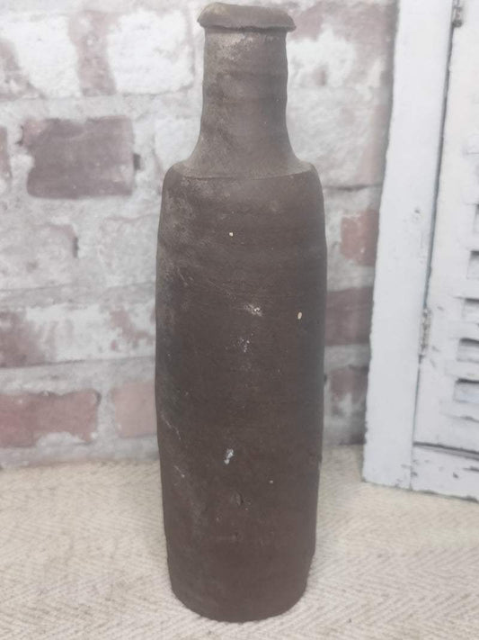 Antique 19th century French stoneware bottle