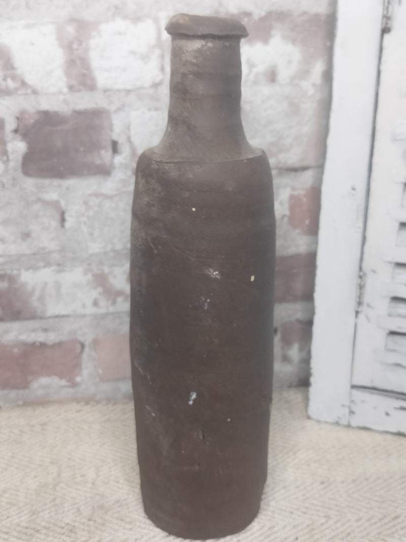 Antique 19th century French stoneware bottle
