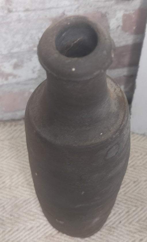 Antique 19th century French stoneware bottle