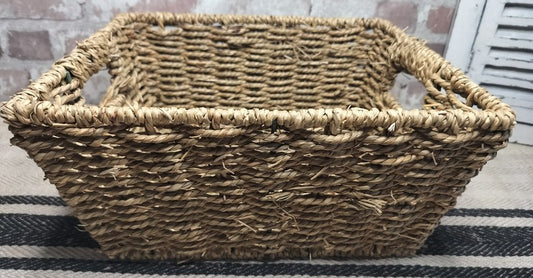 Rustic Vintage Woven Basket