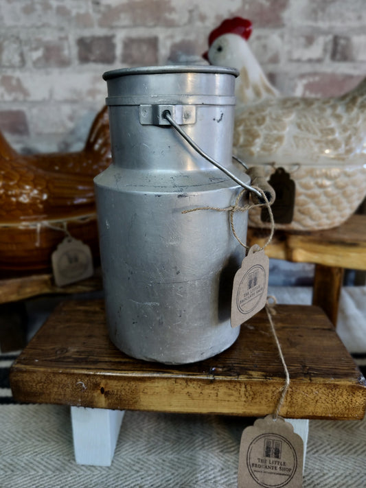 Vintage Small French Milk Churn