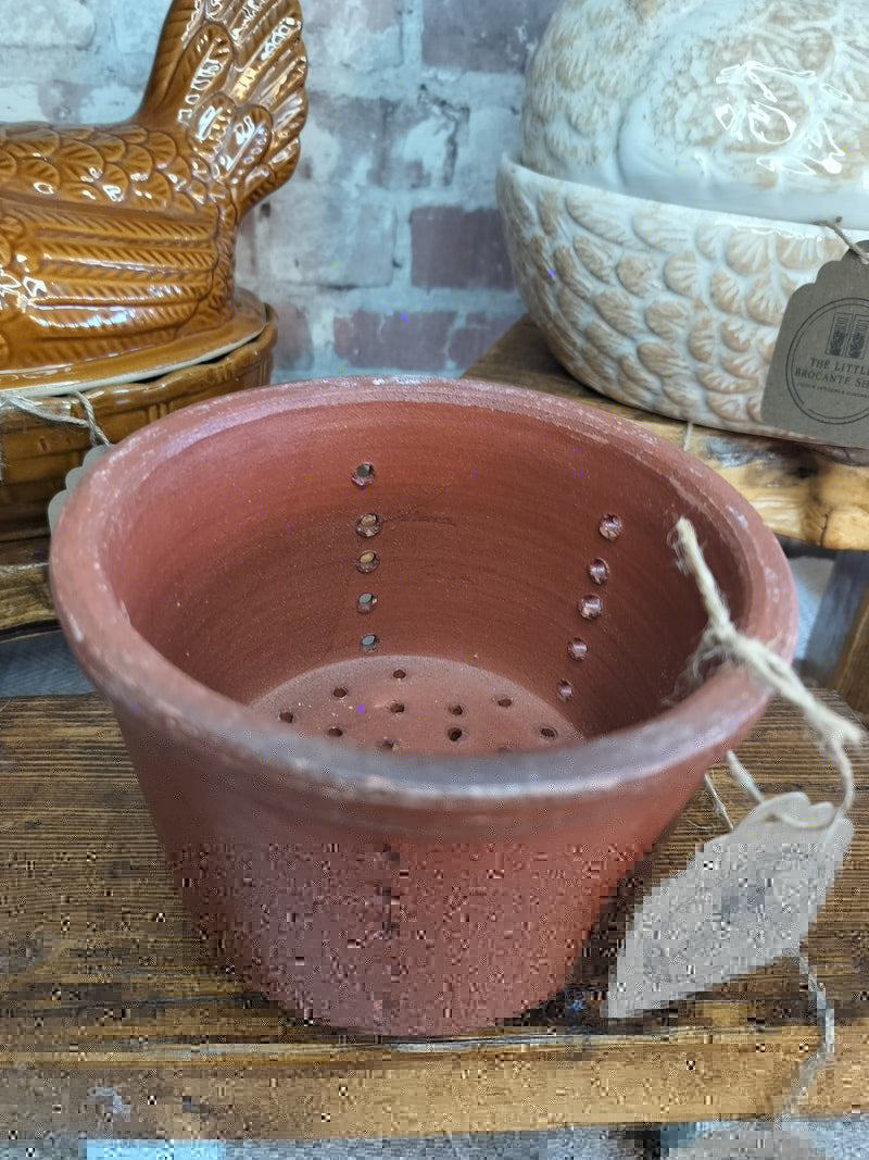 Vintage French Terracotta Cheese Mould