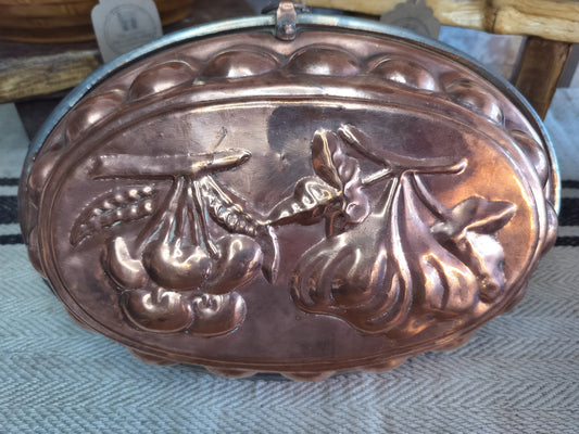 Vintage French Copper Cake Mould