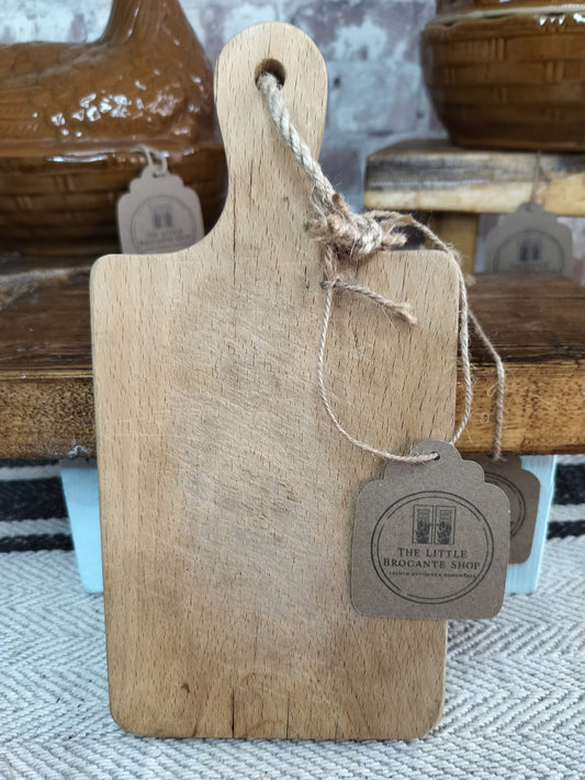 Vintage French Wooden Cutting Board – Rustic Kitchen Décor