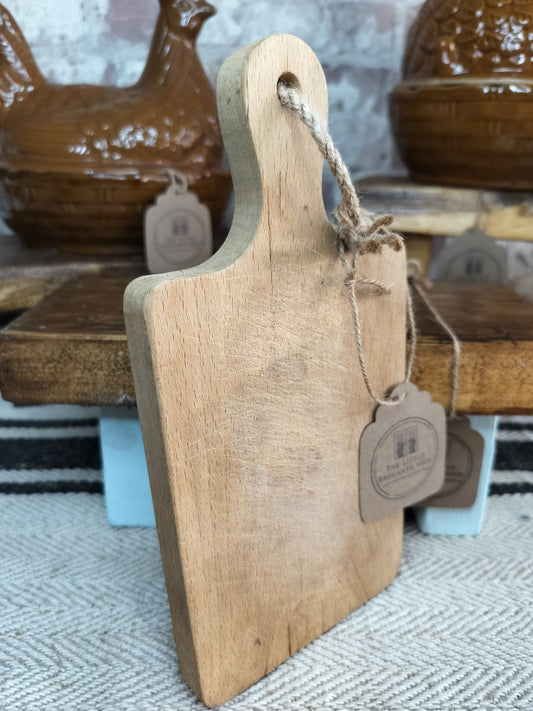 Vintage French Wooden Cutting Board – Rustic Kitchen Décor