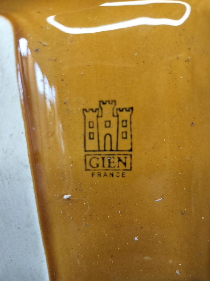 Vintage Gien French Faience Asparagus Plate - The Little Brocante Shop