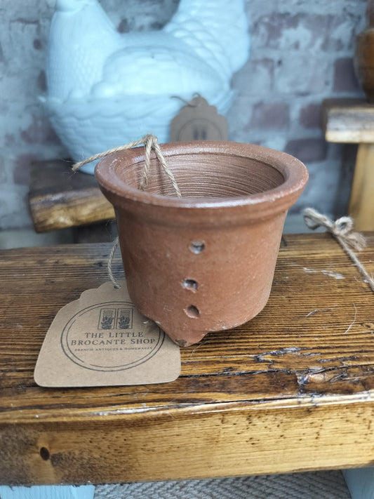 Vintage French Terracotta Cheese Mould