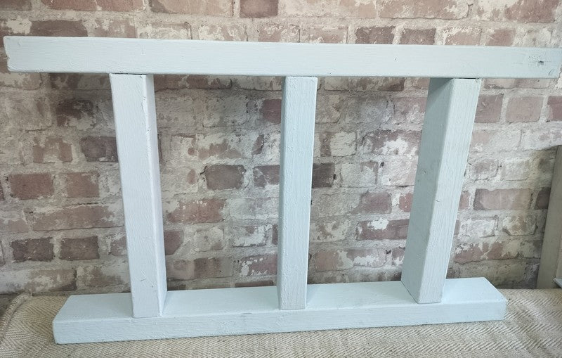 Rustic Wooden French Blue Decorative Ladder Shelf