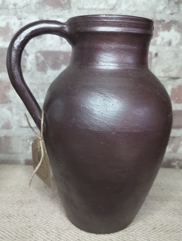 Vintage French Stoneware Jug / Pitcher - The Little Brocante Shop