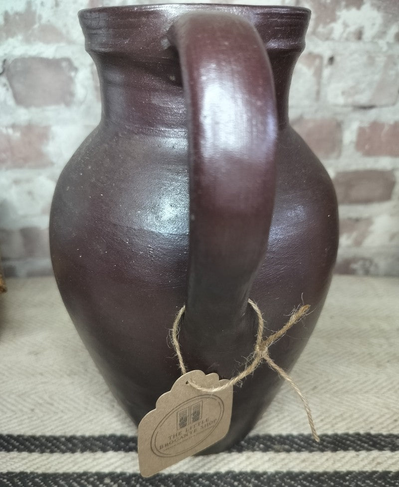 Vintage French Stoneware Jug / Pitcher - The Little Brocante Shop