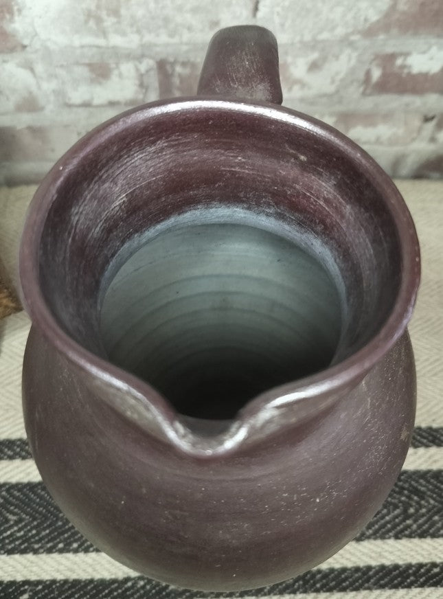 Vintage French Stoneware Jug / Pitcher - The Little Brocante Shop