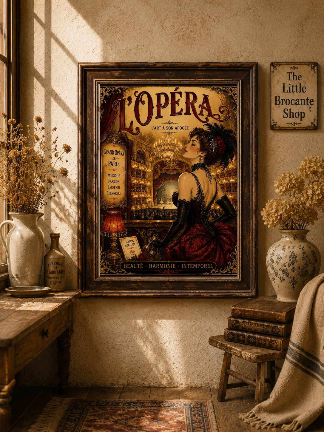 L'Opera Print in Bell Epoque Style - Exclusive French Print