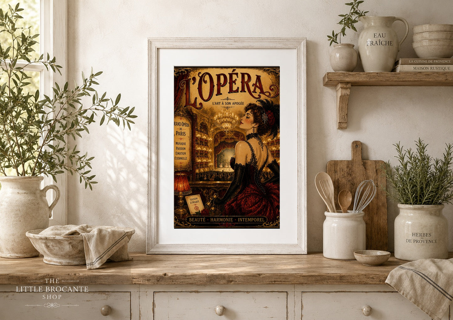 L'Opera Print in Bell Epoque Style - Exclusive French Print