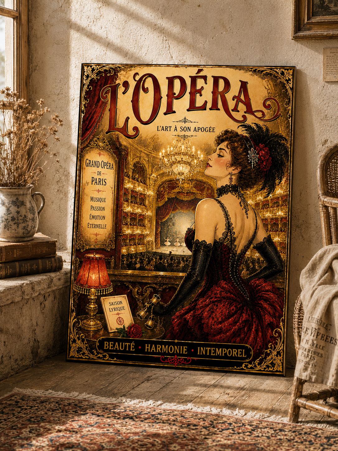 L'Opera Print in Bell Epoque Style - Exclusive French Print