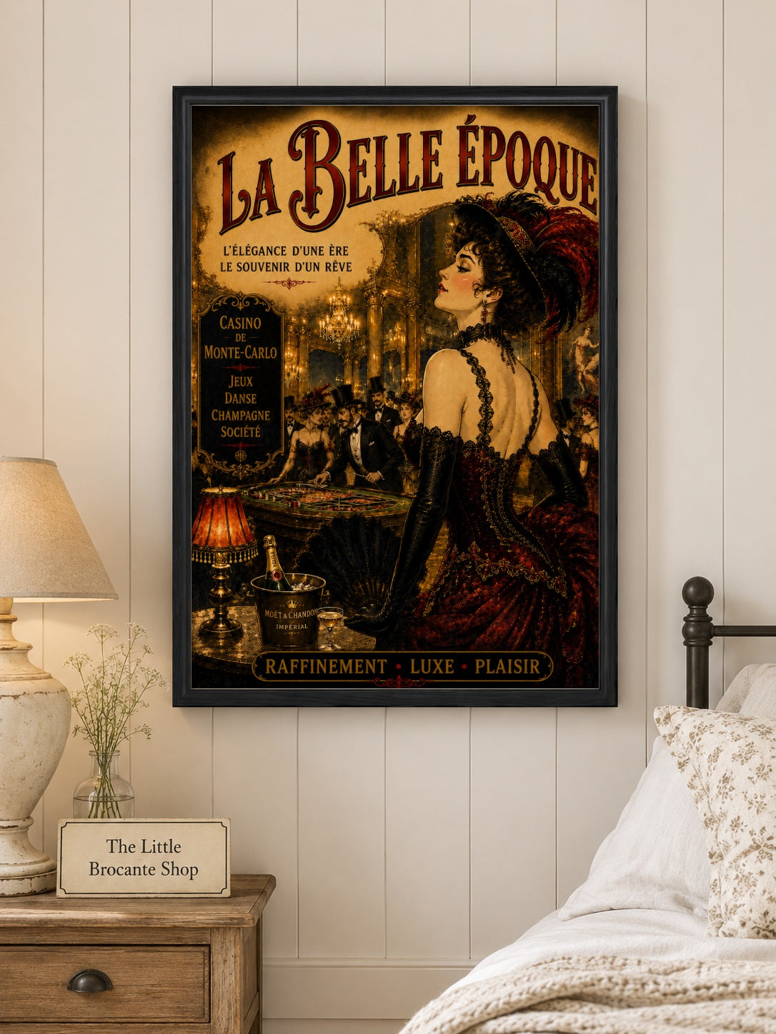 La Belle Époque Monte-Carlo Casino Print  Framed Print