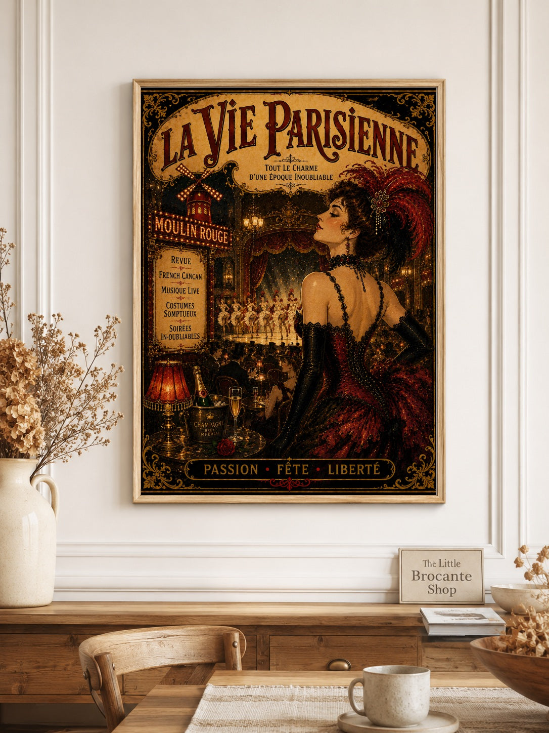 La Vie Parisienne Print in Bell Epoque Style - Exclusive French Print