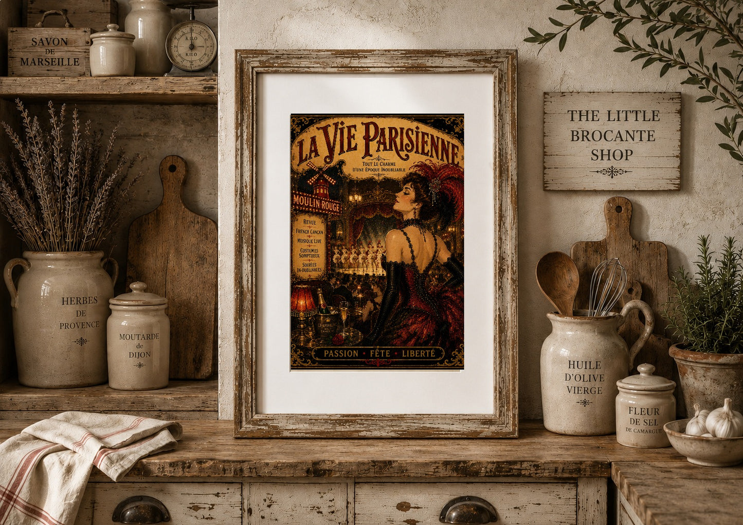 La Vie Parisienne Print in Bell Epoque Style - Exclusive French Print