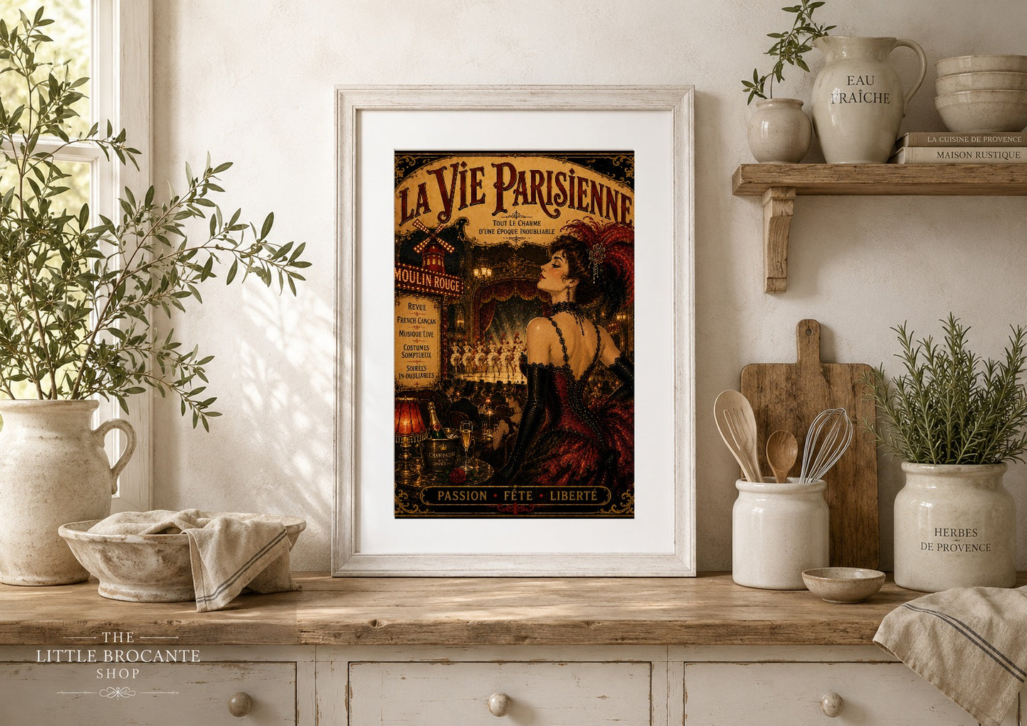 La Vie Parisienne Print in Bell Epoque Style - Exclusive French Print