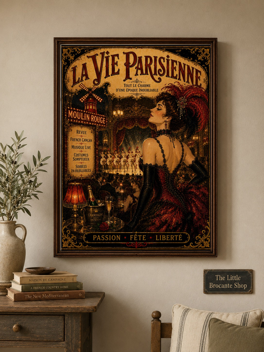 La Vie Parisienne Print in Bell Epoque Style - Exclusive French Print