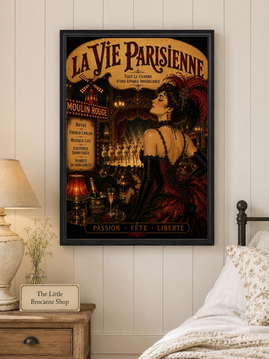 La Vie Parisienne Paris Nightlife Print | Belle Époque Wall Art  Framed Art Print