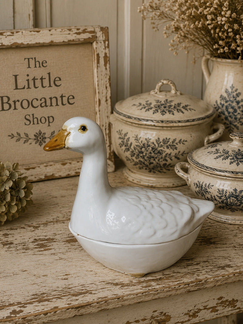 Vintage French Michel Caugant Goose Terrine