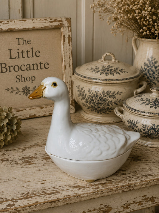 Vintage French Michel Caugant Goose Terrine