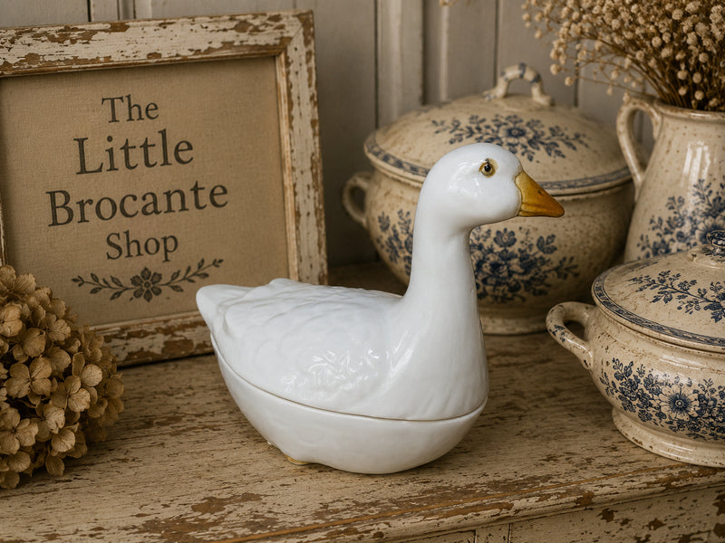 Vintage French Michel Caugant Goose Terrine
