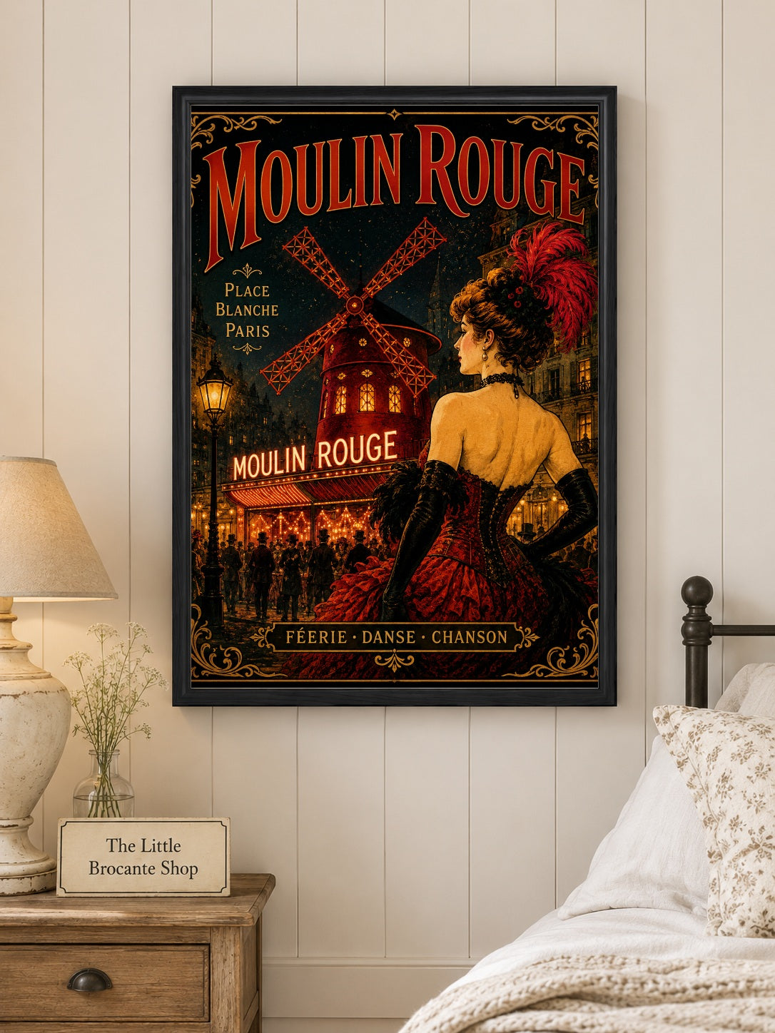 Moulin Rouge Print in Bell Epoque Style - Exclusive French Print