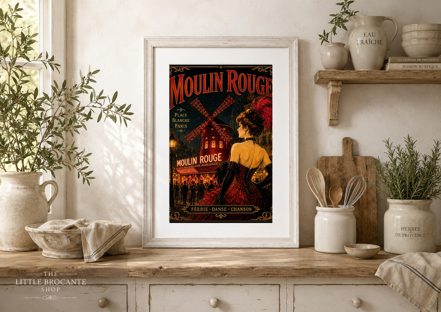 Moulin Rouge Print in Bell Epoque Style - Exclusive French Print