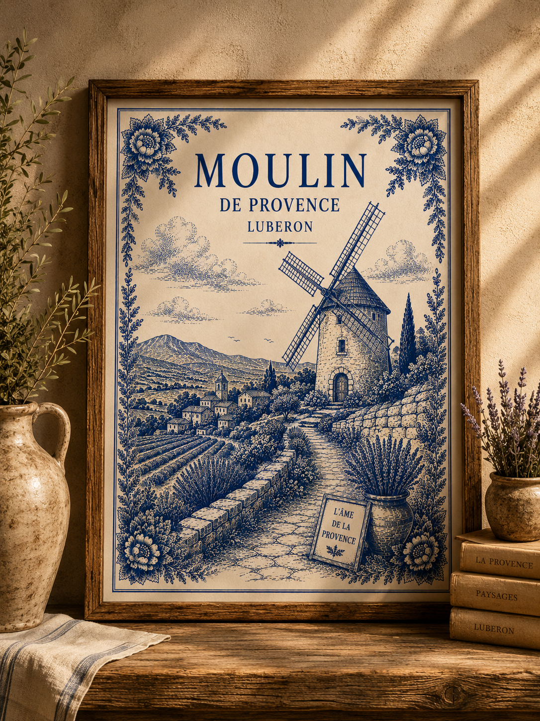 Moulin de Provence – Exclusive French Windmill Art Print