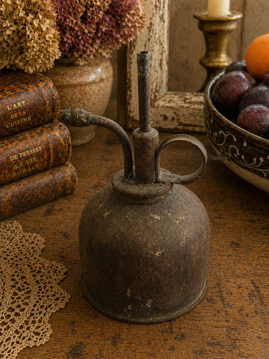 Antique Metal Oil Can